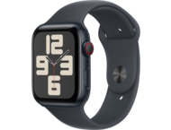 Смарт часовници Apple Watch SE2 GPS + Cellular 44mm Midnight Alu Case with Midnight Sport Band - M/L
