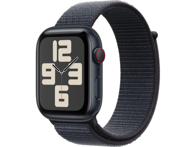 Смарт часовници Apple Watch SE2 GPS + Cellular 44mm Midnight Alu Case with Ink Sport Loop
