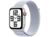 Смарт часовници Apple Watch SE2 GPS + Cellular 44mm Silver Alu Case with Blue Cloud Sport Loop