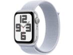 Смарт часовници Apple Watch SE2 GPS 44mm Silver Alu Case with Blue Cloud Sport Loop