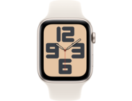 Смарт часовници Apple Watch SE2 GPS 44mm Starlight Alu Case with Starlight Sport Band - M/L