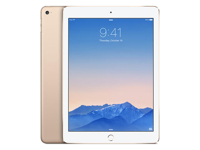Таблети Apple iPad Air 2 Wi‑Fi + Cellular 64GB, златист цвят