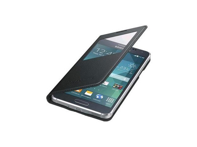 Калъфи Samsung S View Cover за Samsung Galaxy Alpha (черен)