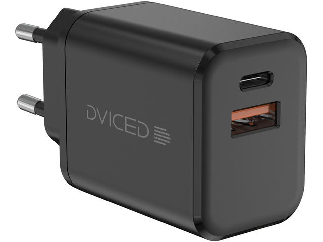 Зарядни устройства Dviced Wall charger 35W GaN EU, Black