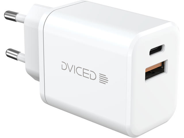 Зарядни устройства Dviced Wall charger 35W GaN EU, White