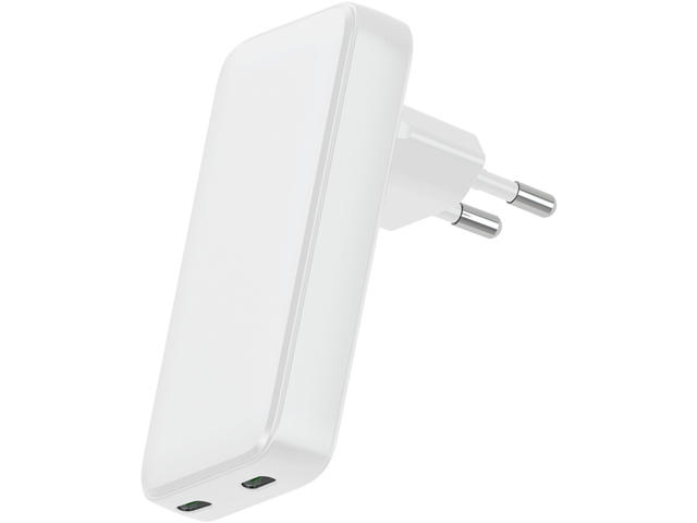 Зарядни устройства Dviced Slim GaN fast charger 45W Dual USB-C EU