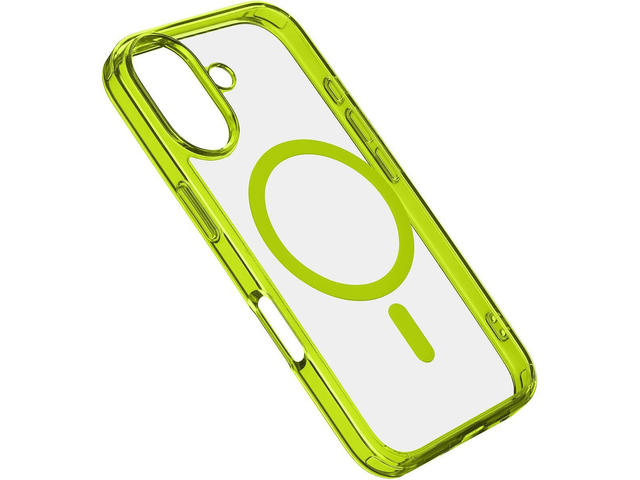 Калъфи Cellular line Iconic Mag iPhone 16, лайм