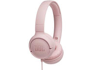 Слушалки JBL T500, в розово