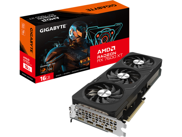 Видео карти GIGABYTE Radeon RX 7600 XT GAMING OC 16G