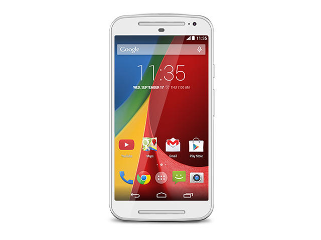 Смартфони Motorola Moto G2 8GB, бял цвят
