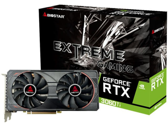 Видео карти BIOSTAR GeForce RTX 3060Ti 8GB