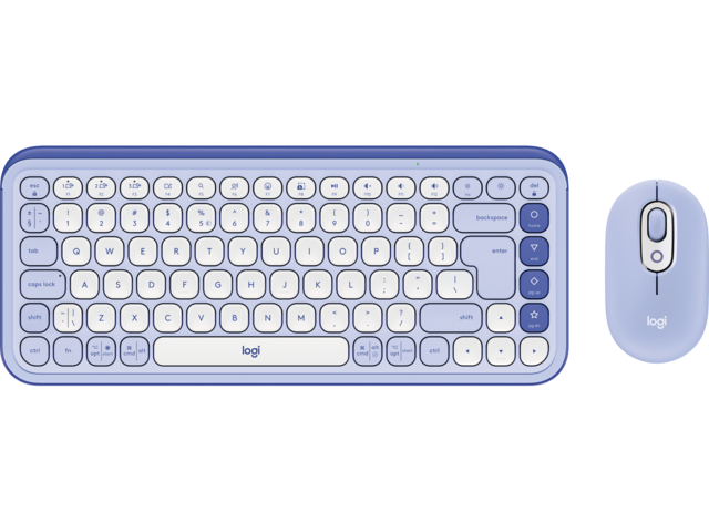 Клавиатури Logitech Pop Icon Combo - Lilac - US INT'L