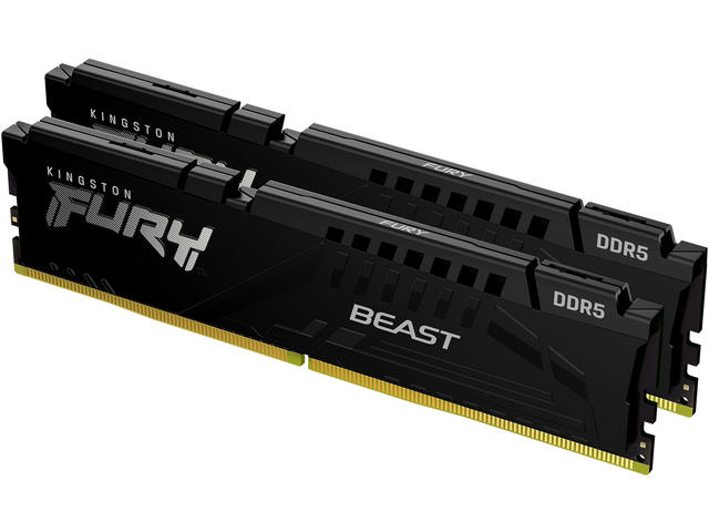 Оперативна памет 32GB (2x16GB) DDR5 6400 MT/s Kingston FURY Beast Black EXPO