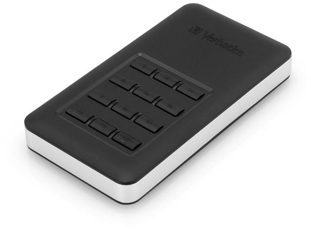 Външни HDD 1TB Verbatim Store 'n' Go Secure Portable HDD Black