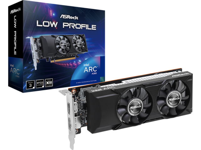 Видео карти ASRock Intel Arc A380 Low Profile 6GB