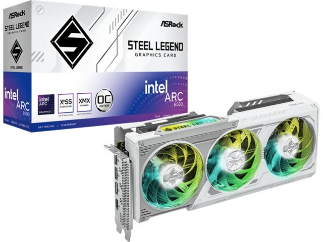 Видео карти ASRock Intel Arc B580 Steel Legend 12GB OC