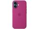 Калъфи Apple iPhone 16 Silicone Case with MagSafe - Fuchsia