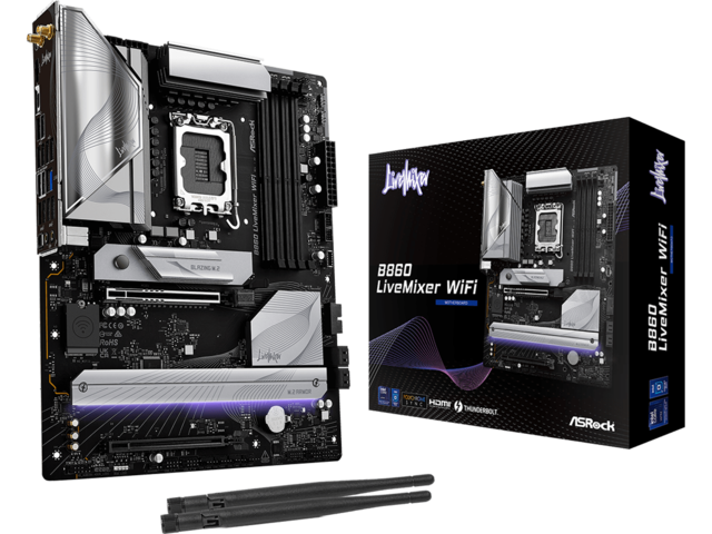 Дънни платки ASRock B860 LiveMixer WiFi