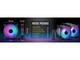 Вентилатори EZDIY-FAB Moonlight 120mm RGB PWM Black - 5 Pack