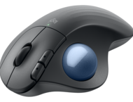 Мишки Logitech ERGO M575S, Graphite + Blue Ball