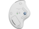 Мишки Logitech ERGO M575S,  Off-White + Blue Ball