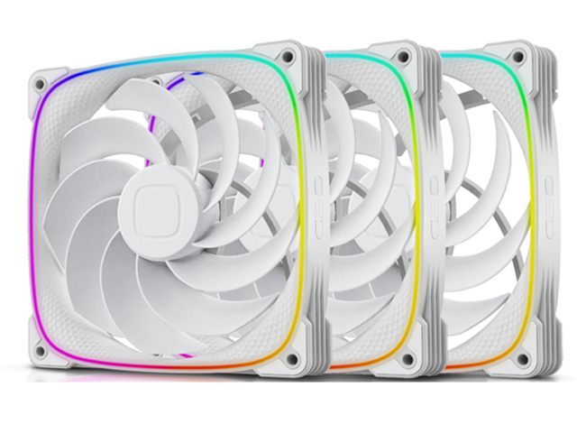 Вентилатори Geometric Future Squama 2503R-14 White Triple Pack