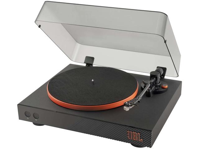 Грамофони JBL Spinner BT, Black-Orange