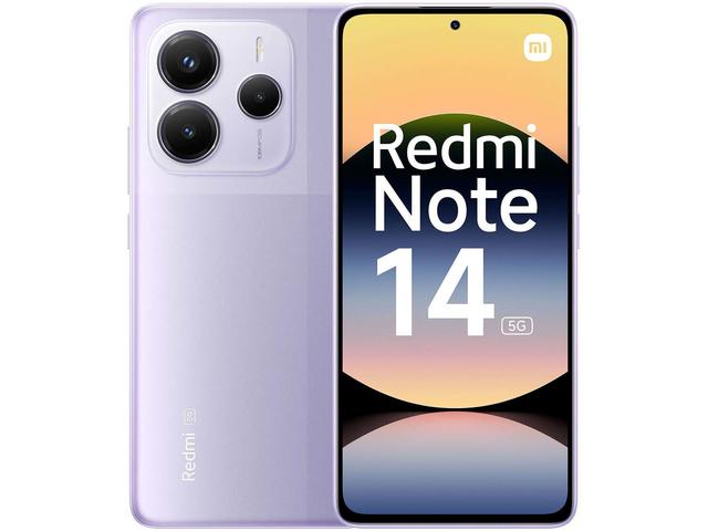 Смартфони Xiaomi Redmi Note 14 5G - 8GB RAM / 256GB, Lavender Purple