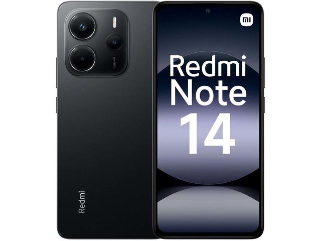 Смартфони Xiaomi Redmi Note 14 - 6GB RAM / 128GB, Midnight Black
