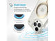Калъфи Speck iPhone 16 Pro Max, Presidio Lux Glitter MagSafe+ClickLock Clear/Gold Glitter