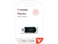USB памети 128GB Verbatim Plectra USB-C Flash Drive Black