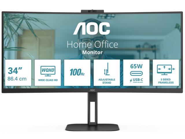 Монитори AOC CU34V5C/BK