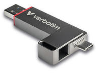 USB памети 256GB Verbatim Dual QuickStick USB-C & USB-A USB 3.2 Gen 1