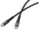 Кабели и Адаптери Verbatim Sync & Charge USB-C to USB-C 100W Magnetic 120 cm - Black