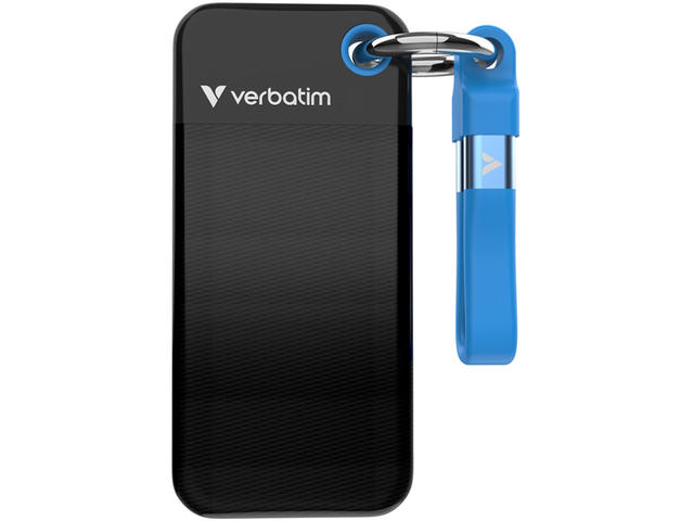 Външни SSD 1TB Verbatim Pocket SSD Black/Blue
