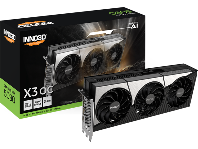 Видео карти Inno3D GeForce RTX 5090 32GB X3 OC