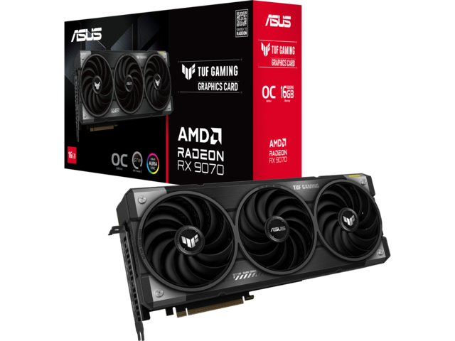 Видео карти ASUS TUF Gaming Radeon RX 9070 OC Edition 16GB