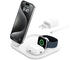 Зарядни устройства Belkin BOOSTCHARGE Qi2 15w 3в1 - в бяло