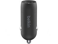 Зарядни устройства Belkin  BoostCharge 30W USB-C Car Charger + USB-C to Lightning cable