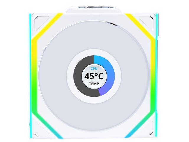 Вентилатори Lian Li UNI FAN SL Wireless LCD 120 White
