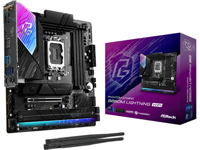 Дънни платки ASRock B860M PG Lightning WiFi