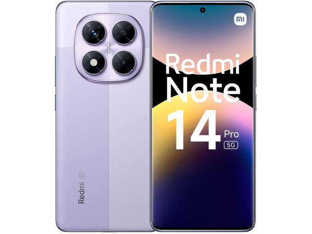 Смартфони Xiaomi Redmi Note 14 Pro 5G - 8GB RAM / 256GB, Lavender Purple