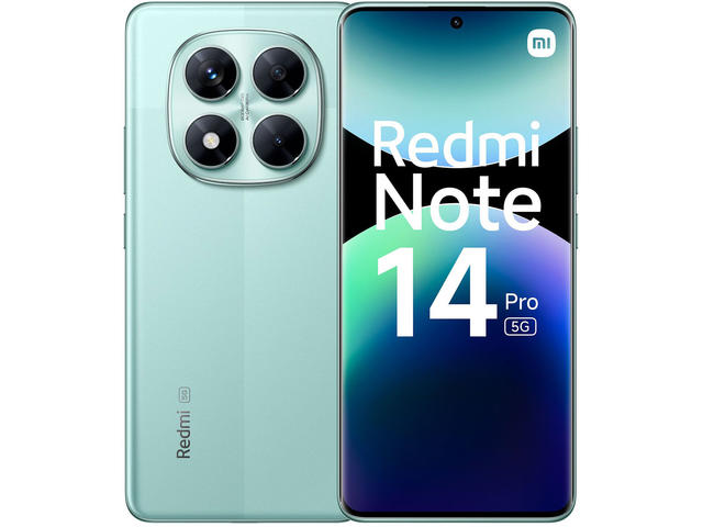 Смартфони Xiaomi Redmi Note 14 Pro 5G - 8GB RAM / 256GB, Coral Green