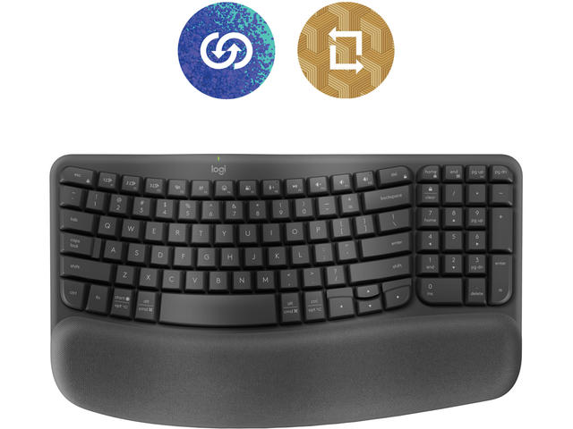 Клавиатури Logitech Wave Keys - GRAPHITE - US INT`L