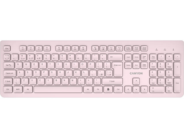 Клавиатури Canyon HKB-W01 UK/US, Beige