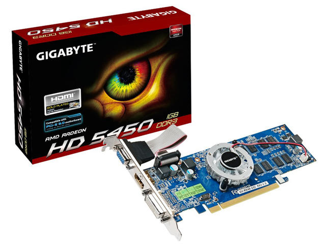 Видео карти Gigabyte Radeon HD5450