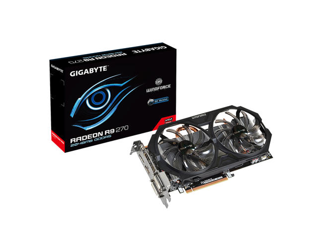Видео карти Gigabyte AMD Radeon R9 270