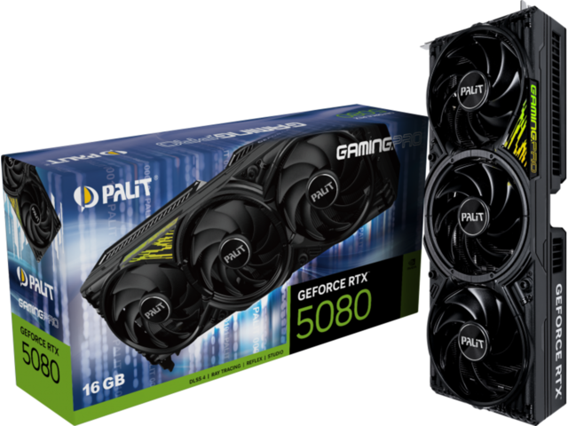 Видео карти Palit GeForce RTX 5080 GamingPro V1 16GB