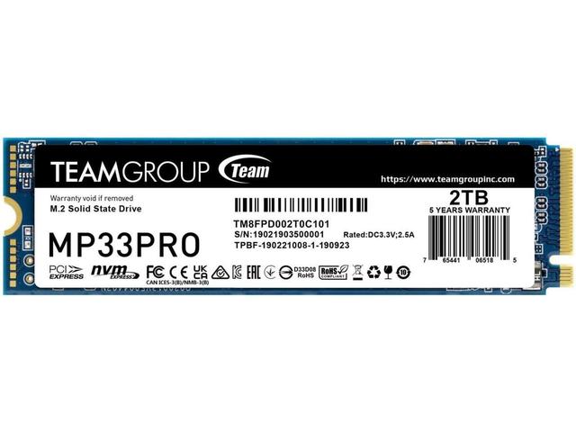 SSD 2TB TeamGroup MP33 PRO