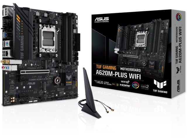 Дънни платки ASUS TUF GAMING A620M-PLUS WIFI